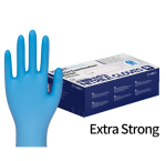 KINGFA Medical Nitrilhandschuh extrastark in blauer Farbe