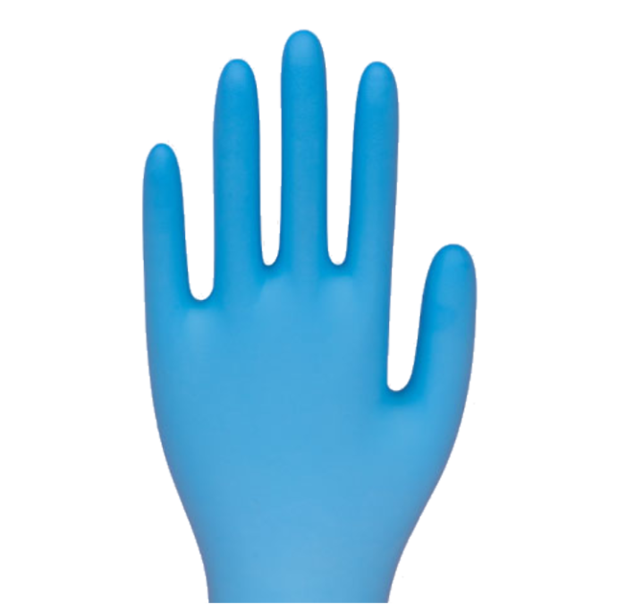 KINGFA Medical Nitrilhandschuh extrastark in blauer Farbe