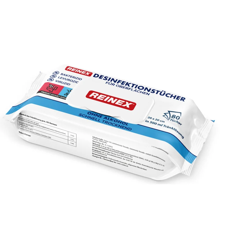 Reinex Desinfektionstücher für Oberflächen